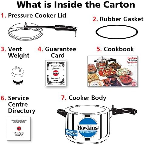 Induction compatible eight liter inner lid cooker — photo 5