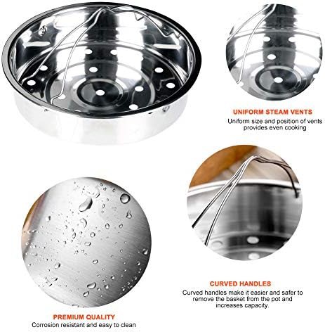 Stainless steel steamer basket insert set — photo 5