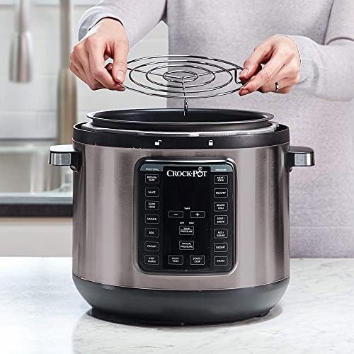 Eight quart black stainless pressure cooker — photo 3