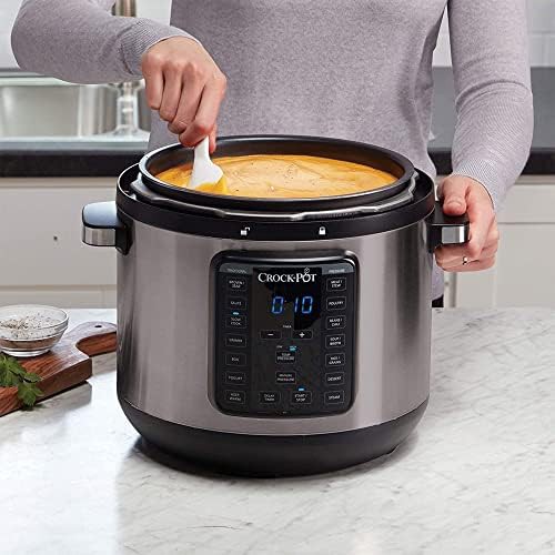 Eight quart black stainless pressure cooker — photo 5