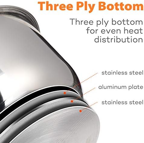 Stainless steel inner pot eight quart — photo 3