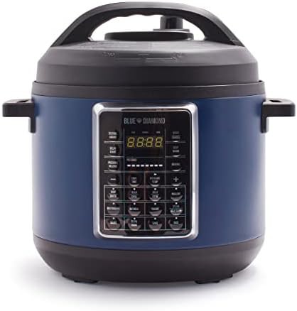 Blue ceramic nonstick sixteen in one cooker