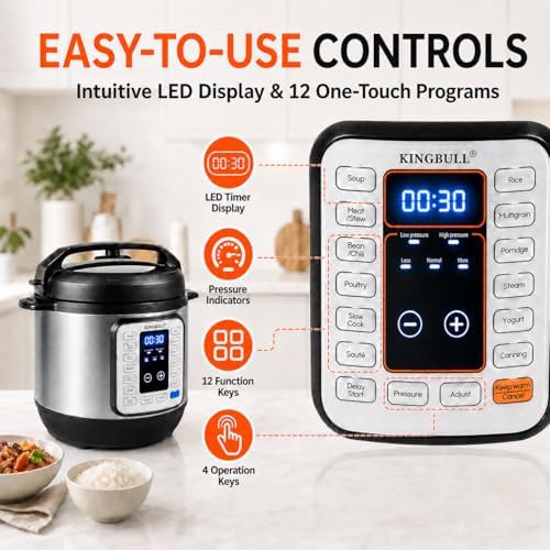 Eight quart stainless steel multi cooker — photo 4