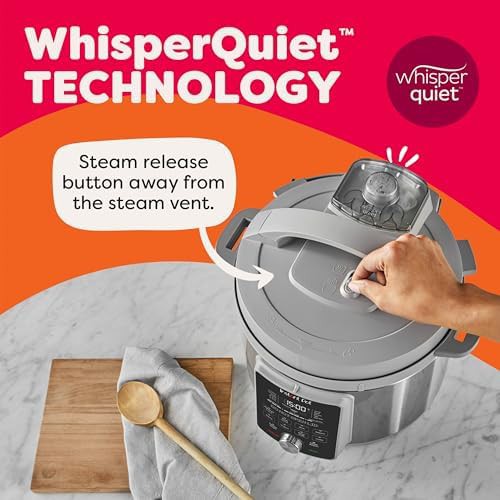 Six quart pressure cooker with quiet steam release — photo 4