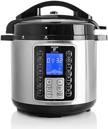 Six quart cooker with large LCD display
