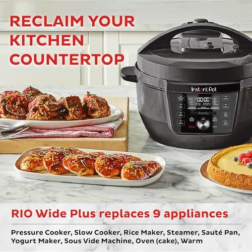 Wide base seven quart black cooker — photo 4