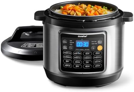 Eight quart stainless steel multi cooker