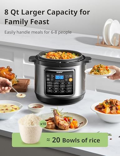 Eight quart stainless steel multi cooker — photo 3