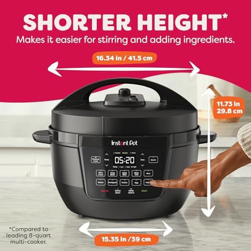 Wide base pressure cooker with quiet steam release — photo 5