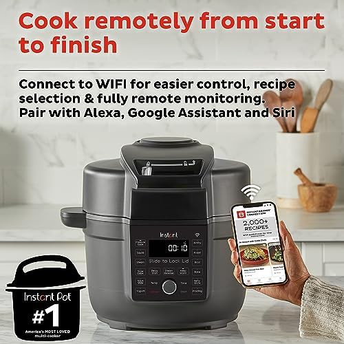 Pressure cooker and air fryer with wireless connectivity — photo 3