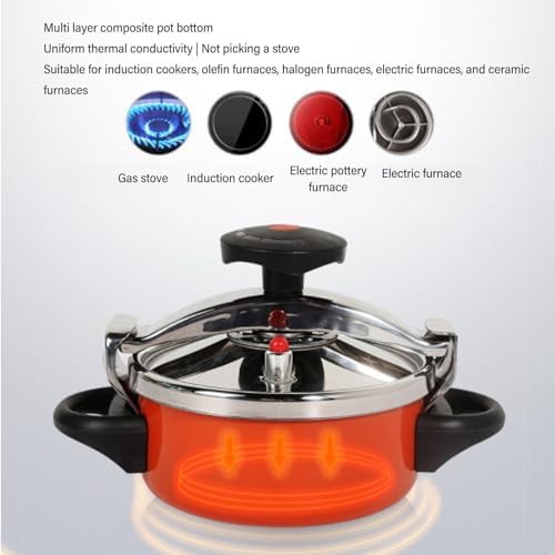 Small stainless steel mini pressure cooker — photo 4