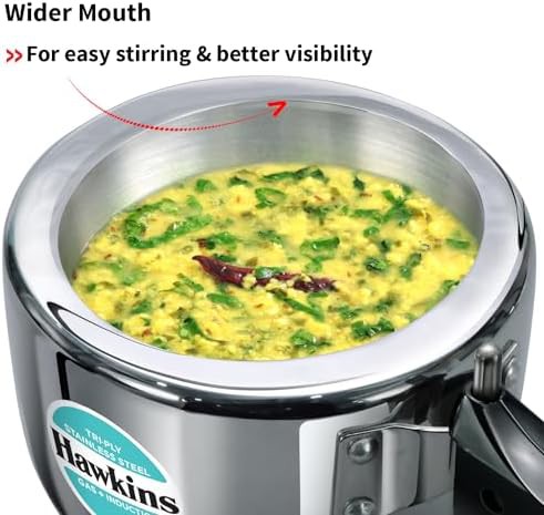 Small tri ply induction pressure cooker — photo 3