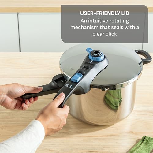 T-Fal secure trendy stainless steel pressure cooker 8.5 qt — photo 5