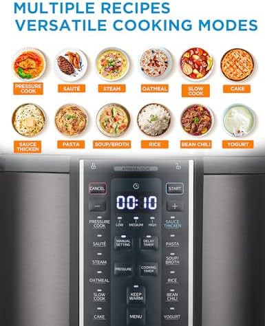 Midea 12 in 1 6 quart stainless pressure cooker — photo 3