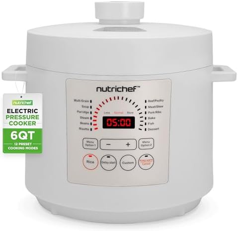 White nine function multi cooker