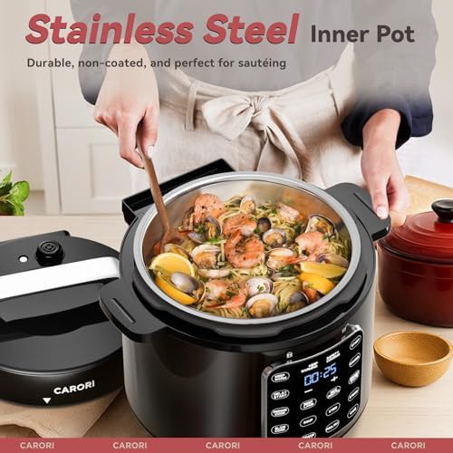 Six quart black programmable pressure cooker — photo 5