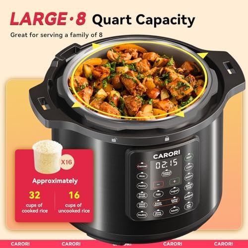 Eight quart black stainless steel multi cooker — photo 3