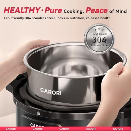 Eight quart black stainless steel multi cooker — photo 4