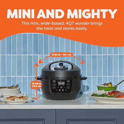 Black compact 4 quart multi cooker — photo 3