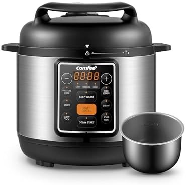 Comfee 3 quart ceramic coated pressure cooker