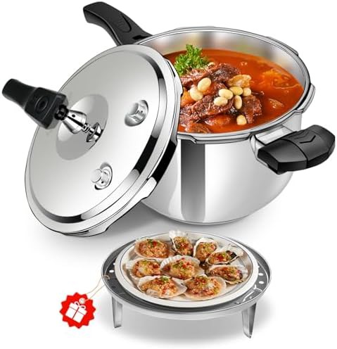 Mini stainless steel stovetop cooker