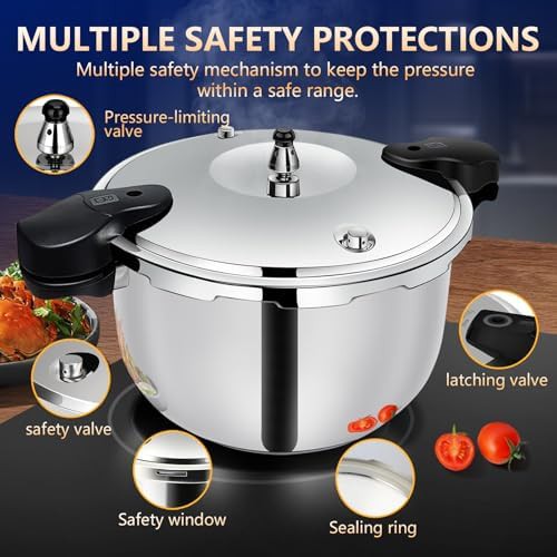 Jumbo stainless steel pressure canner — photo 3