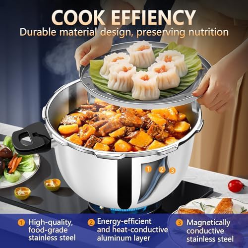 Jumbo stainless steel pressure canner — photo 5