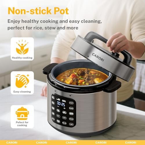 Eight quart silver nonstick multi cooker — photo 5