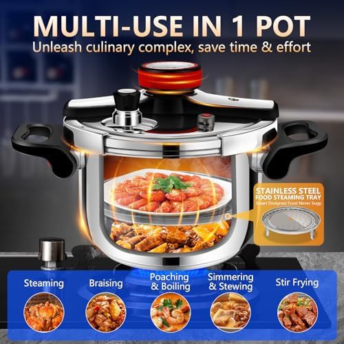 Commercial thickened stainless pressure canner — photo 4