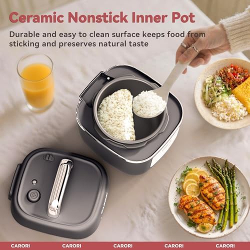 Three quart gray ceramic multi cooker — photo 5