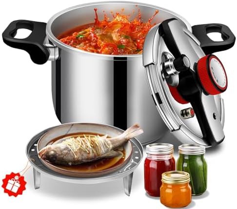 Extra large stovetop pressure cooker 10 quart