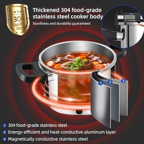 Large stovetop pressure cooker 8 quart — photo 5