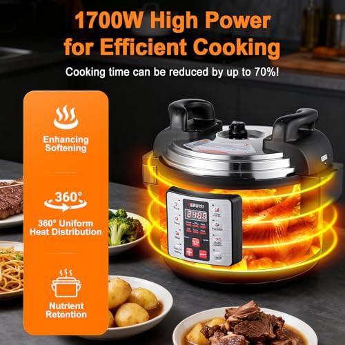 15.9QT commercial electric pressure canner — photo 3