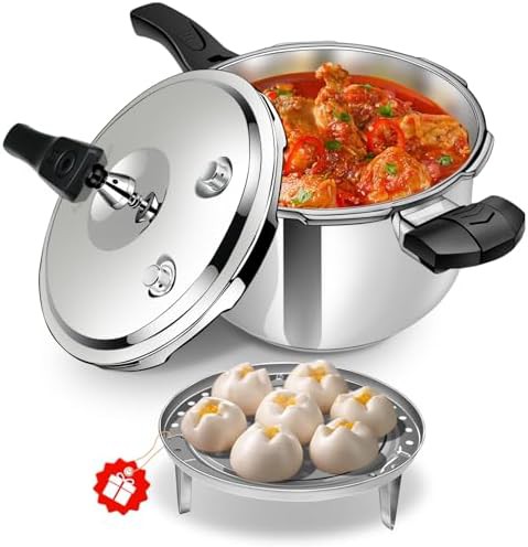 Eight quart stainless steel multi cooker
