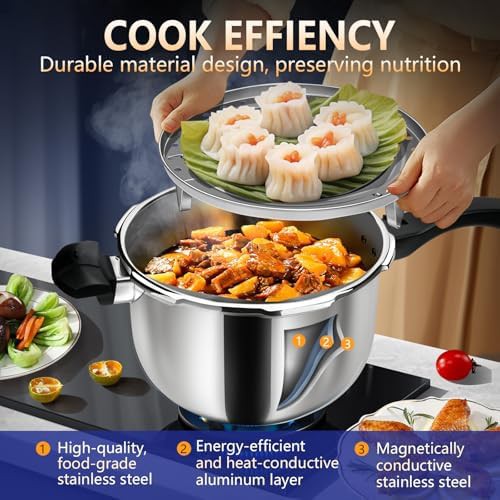 Small 3.2 quart induction stainless cooker — photo 3