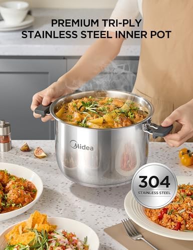 Midea 10 in 1 6 quart steel pressure cooker — photo 4