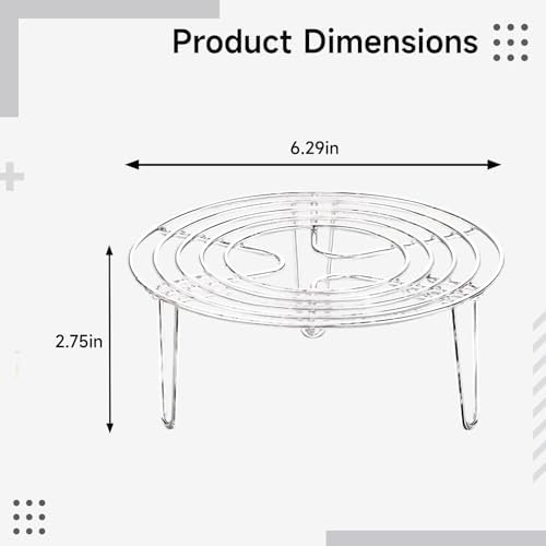 Stainless Steel Steaming Rack Two Pack — photo 5
