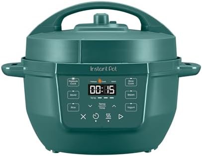Eucalyptus green mini pressure cooker 4 Qt