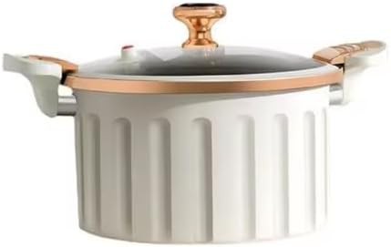 Ivory enamel non-stick pressure cooker