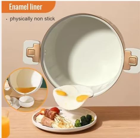 Ivory enamel non-stick pressure cooker — photo 5