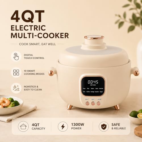 4L digital hot pot pressure cooker with display — photo 3