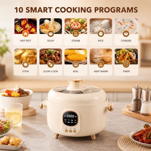 4L digital hot pot pressure cooker with display — photo 4