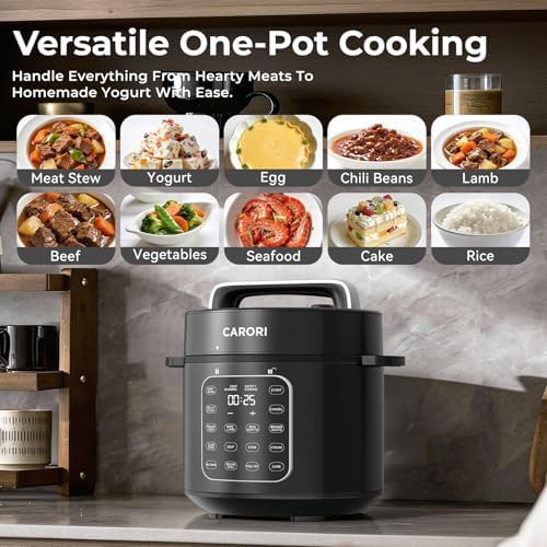 Six quart black dual pot cooker — photo 4