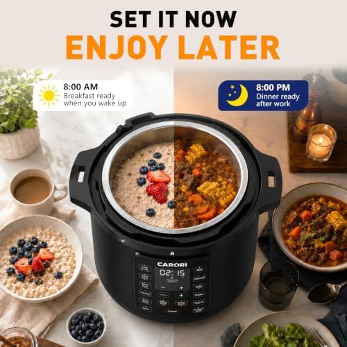 Eight quart black quick meal cooker — photo 5