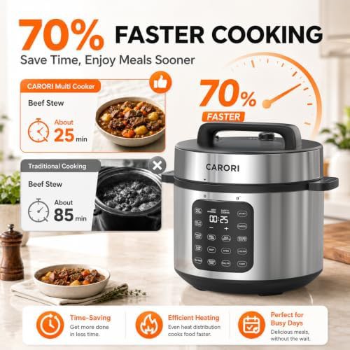 Eight quart silver instant feast cooker — photo 5