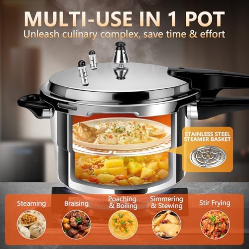 Heavy duty aluminum six quart cooker — photo 3