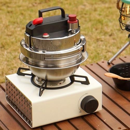 Camping stainless steel mini pressure pot