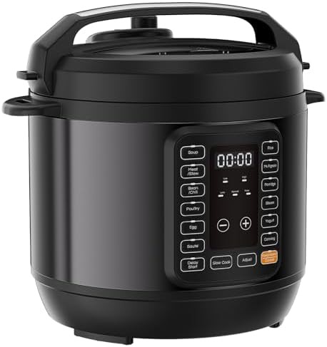Six quart ceramic rice and pressure cooker