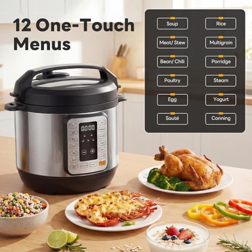 Six quart ceramic programmable pressure cooker — photo 3