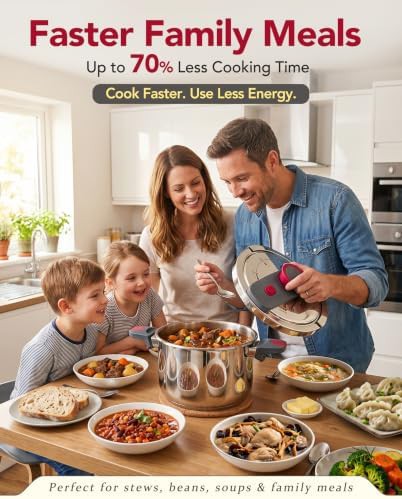 Stovetop pressure cooker with steamer basket — photo 4
